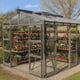 Elite Sanctuary 8 8x10 Greenhouse in Graphite Colour