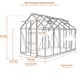 Elite Streamline 5x8 greenhouse dimensions diagram
