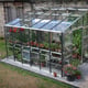 Elite Titan K800 8x12 Lean to GreenhouseIn Alloy with Capping