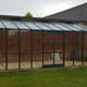 Elite Titan K800 8x20 Lean to Greenhouse Toughened Glazing Grey