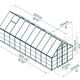 Balance 8x20 Silver Polycarbonate Greenhouse dimensions