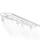 Bordeaux 4460 White Mist Door Canopy product view