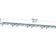 Bordeaux 8920 White Mist Door Canopy dimensions