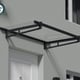 Bremen 1500 Grey Clear Door Canopy detail