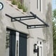 Bremen 2050 Grey Clear Door Canopy detail