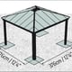 Colorado 14x14 Double Carport Grey detail