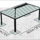 Colorado 14x20 Double Carport Grey detail