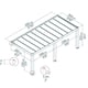 Helsinki 3m x 6.6m Cedar Wood Patio Cover dimensions