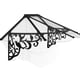 Lily 2130 Black Clear Door Canopy product view