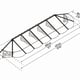 Lily 4100 Black Clear Door Canopy dimensions