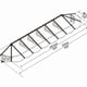 Lily 4700 Black Clear Door Canopy dimensions