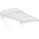 Lyra 1350 White Twinwall Door Canopy product view