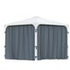 Palermo 4300 Gazebo Grey product view