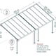 Sierra 3m x 6m Patio Cover in White dimensions