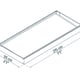 Sophia 2150 White Door Canopy dimensions