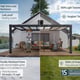 Stockholm 3.4m x 9.5m Patio Cover in Grey features