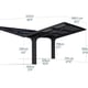 Sydney Wings Double Carport Black dimensions