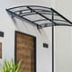 Vega 2000 Grey Clear Door Canopy detail