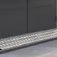 Telluria aluminium ramp threshold at the doors
