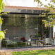 Telluria glazed metal garden lounge