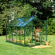 Halls Popular 6x10 Green Greenhouse