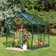 Halls Popular 6x6 Green Greenhouse