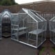 Halls Popular Silver 6x4 Greenhouse Horti