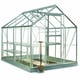 Halls Popular Silver 8x6 Greenhouse