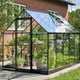 Halls Qube 6x10 Greenhouse Corner Side View
