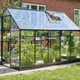 Halls Qube 6x10 Greenhouse Vent Side View