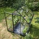 Halls Qube 6x6 Greenhouse Side Elevation View