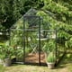Halls Qube 8x6 Greenhouse Front View