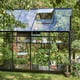 Halls Qube 8x6 Greenhouse Side View