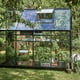 Halls Qube 8x6 Greenhouse Vent View