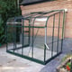 Halls Silverline Green 6x8 Lean to Greenhouse Toughened Glazing Green