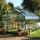 Halls Supreme Green 8x14 Greenhouse Side