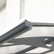 Palram Canopia Herald 2230 Door Canopy Dark Grey Gutters