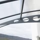 Palram Canopia Herald 2230 Door Canopy Dark Grey Steel Supports