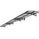 Palram Canopia Amsterdam 6690 Door Canopy Dark Grey Clear