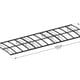 Palram Canopia Amsterdam 6690 Door Canopy Dark Grey Dimensions