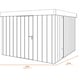 Hormann Berry 10x8 Pent Metal Garden Shed - Dimensions Diagram