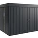 Hormann Juno 10x10 Pent Metal Garden Shed Anthracite Grey