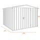 Hormann Juno 10x7 Apex Metal Garden Shed - Dimensions Diagram