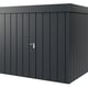 Hormann Juno 10x7 Pent Metal Garden Shed Anthracite Grey