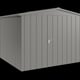 Hormann Juno 10x8.5 Apex Metal Garden Shed Studio View