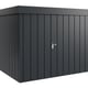 Hormann Juno 10x8.5 Pent Metal Garden Shed Anthracite Grey