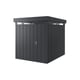 Hormann Juno 7x8.5 Pent Metal Garden Shed Anthracite Grey