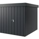 Hormann Juno 8.5x8.5 Pent Metal Garden Shed Anthracite Grey