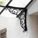 Palram Canopia Iris 1780 Door Canopy Black Bracing