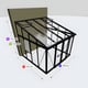 Janssens Arcadia 10x10 Victorian Lean To in Black